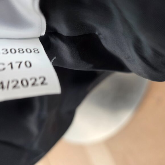 Lucky Brand Black Leather  Biker Jacket Large  Style 7M30808  Cafe Racer - Picture 11 of 14